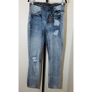 Method Mens Sz 28 X 30 Faded Blue Jeans Slim Fit Low Rise Street Festival NWT